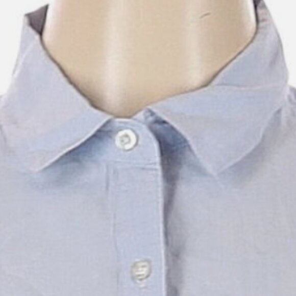 Japna Women Blue Long Sleeve Button-Down Shirt - Picture 4 of 7